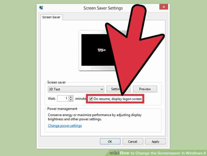 Imagen titulada Cambiar el protector de pantalla en Windows 8 Paso 8