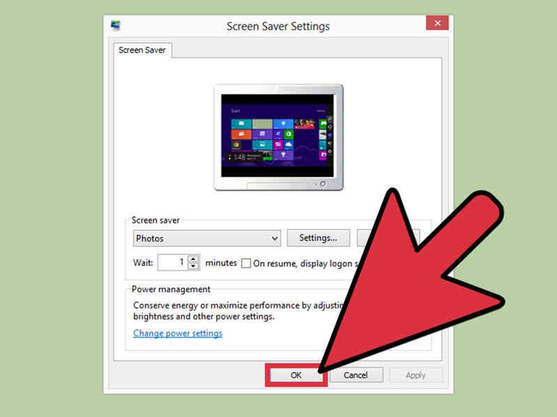 Cómo Cambiar el protector de pantalla en Windows 8