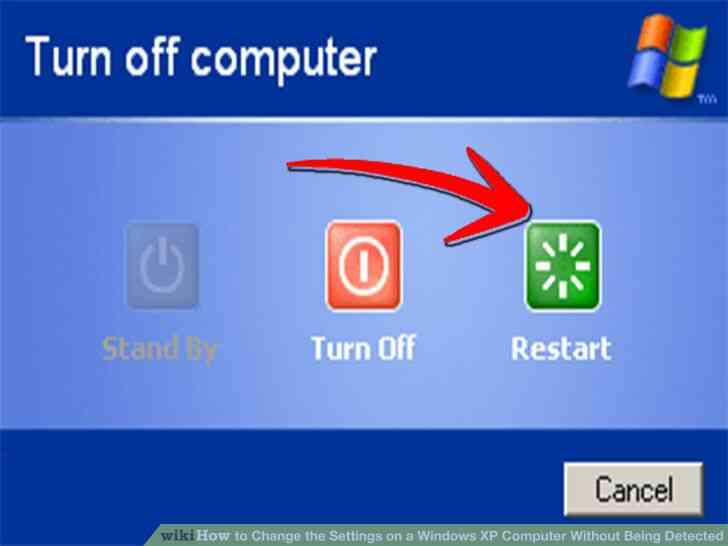 Imagen titulada Cambiar la Configuración en un Equipo con Windows XP Sin Ser Detectado el Paso 11