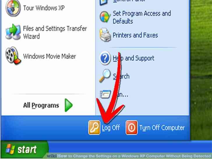 Imagen titulada Cambiar la Configuración en un Equipo con Windows XP Sin Ser Detectado Paso 12
