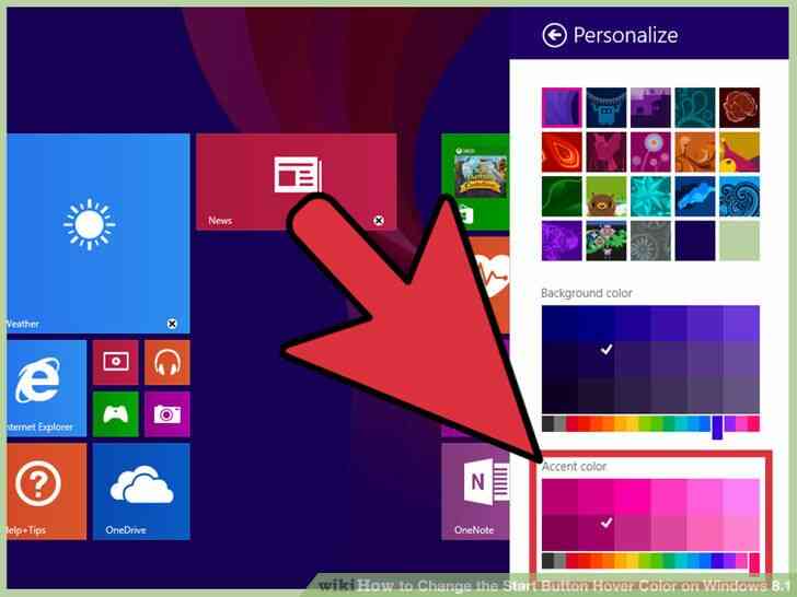 Imagen titulada Cambiar el Botón de Inicio de Hover Color en Windows 8.1 Paso 8