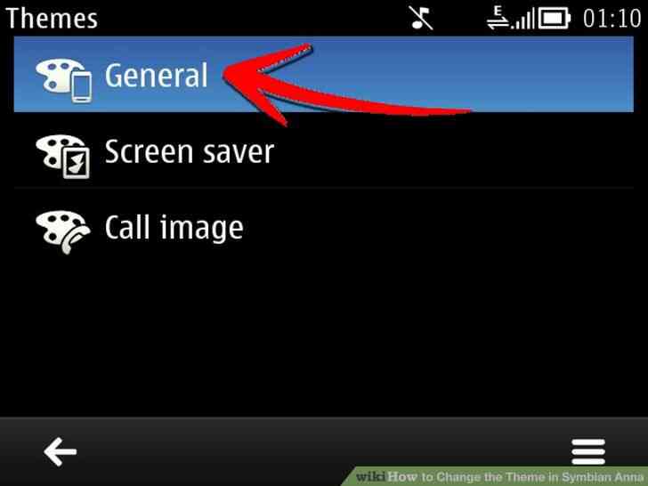 Imagen titulada Cambiar el Tema en Symbian Anna Paso 4
