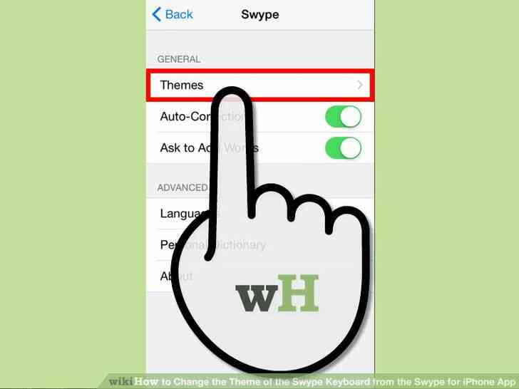 Imagen titulada Cambiar el Tema del Teclado Swype desde el Swype Aplicación para el iPhone Paso 5