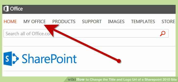 Imagen titulada Cambiar el Título y la Url del Logotipo de un Sitio de Sharepoint 2010 Paso 2