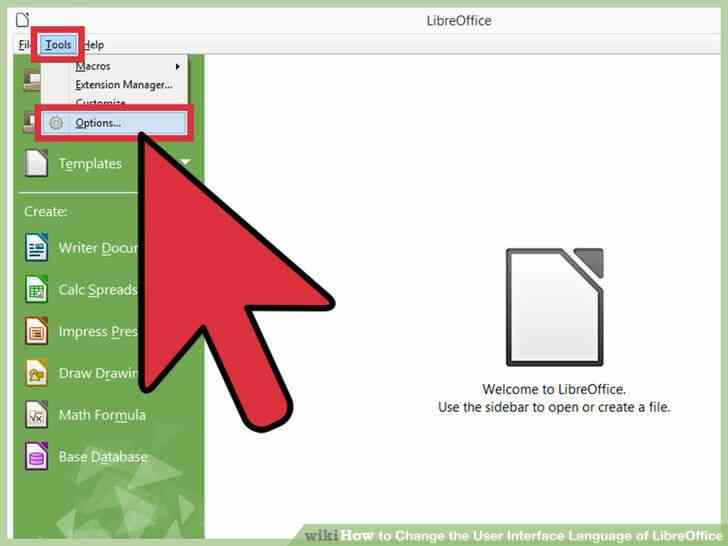 Imagen titulada Cambiar el Idioma de Interfaz de Usuario de LibreOffice Paso 5