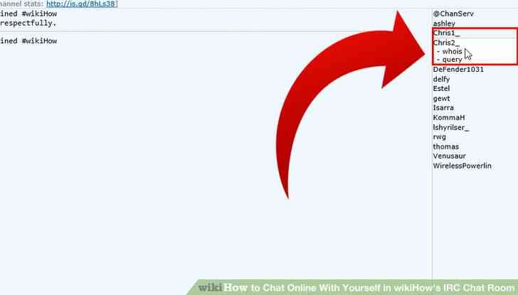 Image titulado Chat en Línea Con uno Mismo en la forma en la Sala de Chat IRC Paso 4