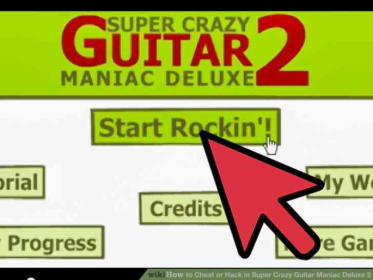 Imagen titulada Cheat o Hack de Super Crazy Guitar Maniac Deluxe 2 Paso 2
