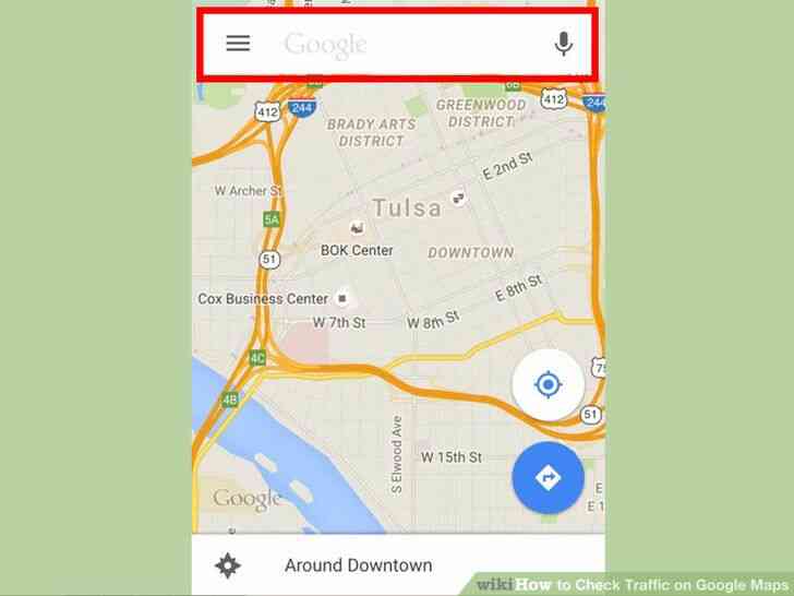 Imagen titulada Comprobar el estado del Tráfico en Google Maps Paso 6