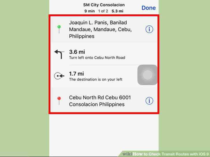 Imagen titulada Verificación de las Rutas de Tránsito con iOS 9 Paso 10