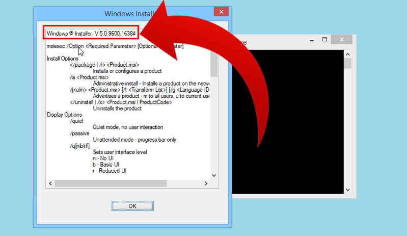 Cómo Verificar la Versión de Windows Installer