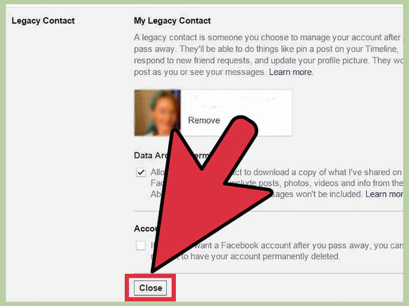 Cómo Elegir un Legado de Contacto en Facebook