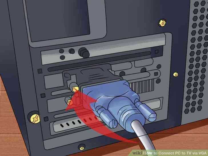 Imagen titulada Conectar el PC a la TV a través de VGA Paso 1