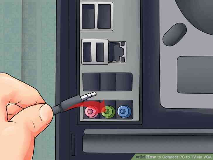 Imagen titulada Conectar el PC a la TV a través de VGA Paso 2