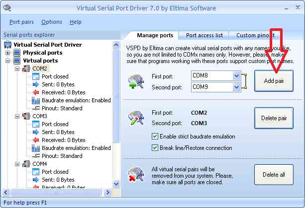 Virtual com port driver что это за программа