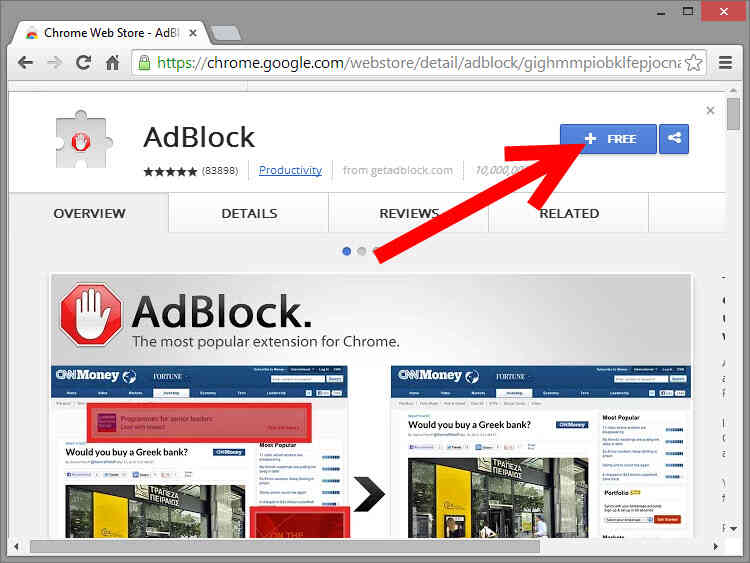 Как установить adblock на google chrome