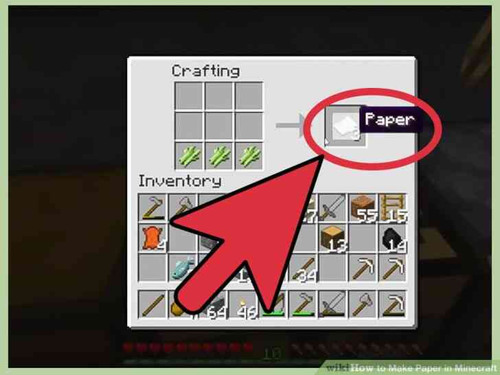 Imagen titulada Hacer Papel en Minecraft Paso 9