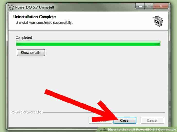 Cómo Desinstalar PowerISO 5.4 Completamente