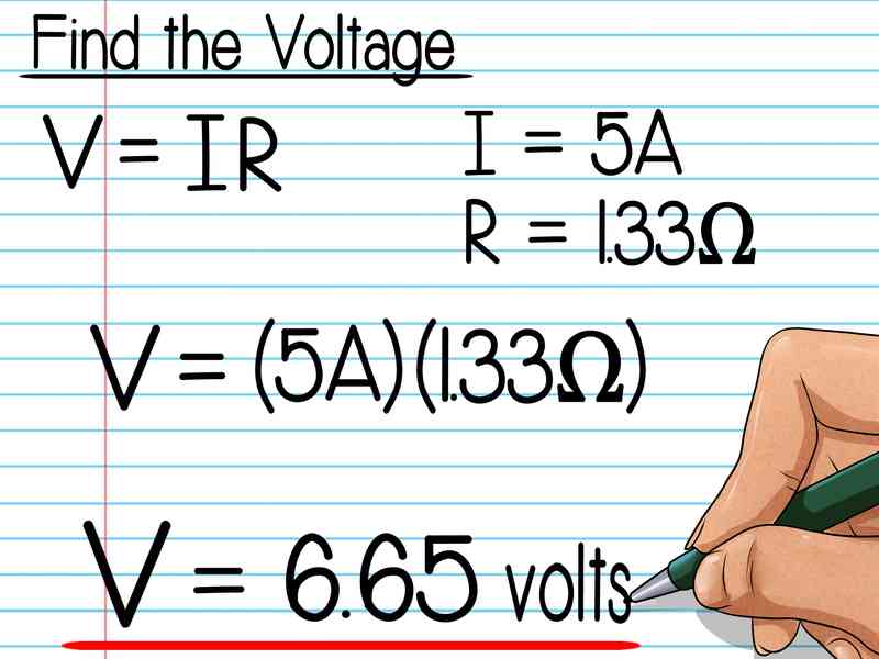 Cómo Calcular El Voltaje En Un Resistor 6331