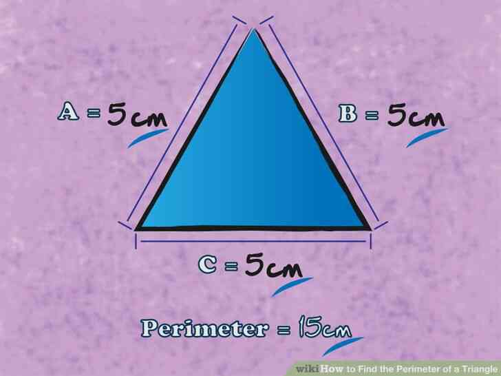 Cómo Encontrar el Perímetro de un Triángulo