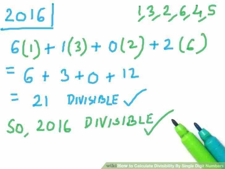 Cómo Calcular la Divisibilidad Por Números de un Solo Dígito