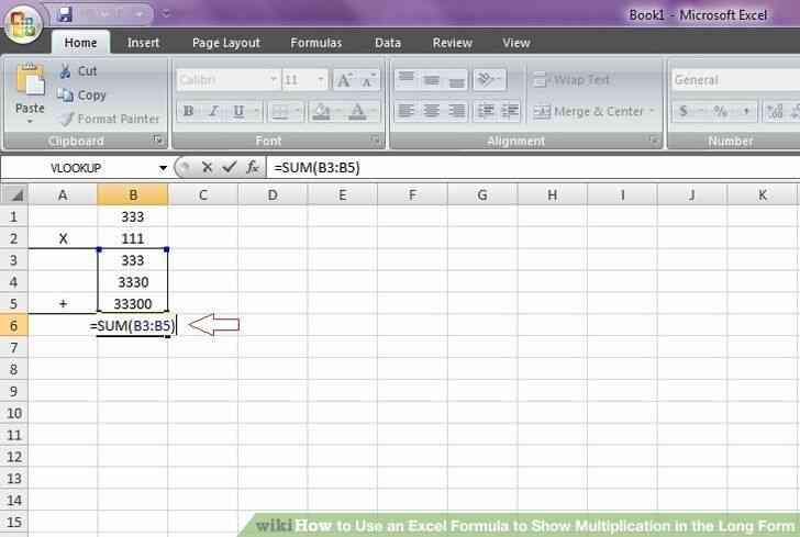 Cómo Utilizar Una Fórmula De Excel Para Mostrar La Multiplicación En La Forma Larga 4448