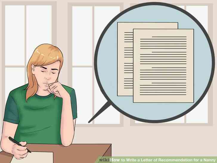 Imagen titulada Escribir una Carta de Recomendación para una Niñera Paso 4