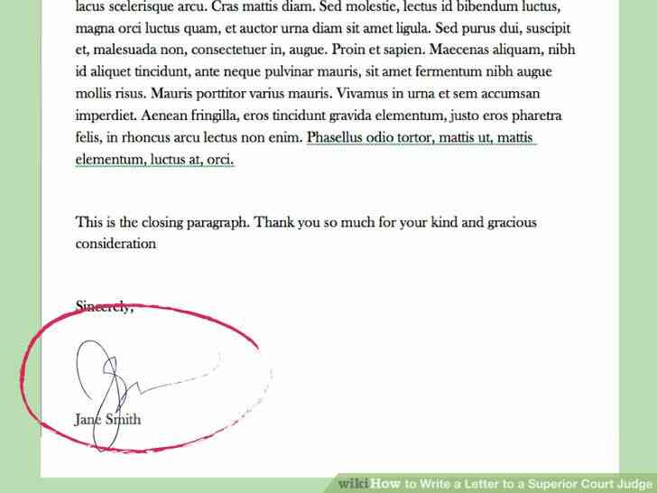 Cómo Escribir una Carta a un Juez de la Corte Superior