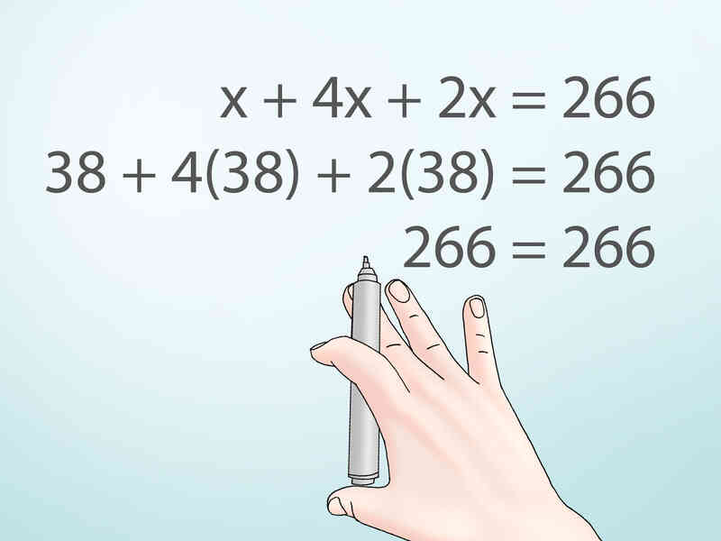 Cómo Comprobar una Respuesta a un Problema de Álgebra