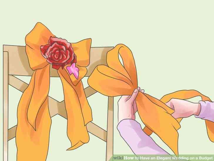 Imagen titulada Tienen una Elegante Boda en un Presupuesto de Paso 12