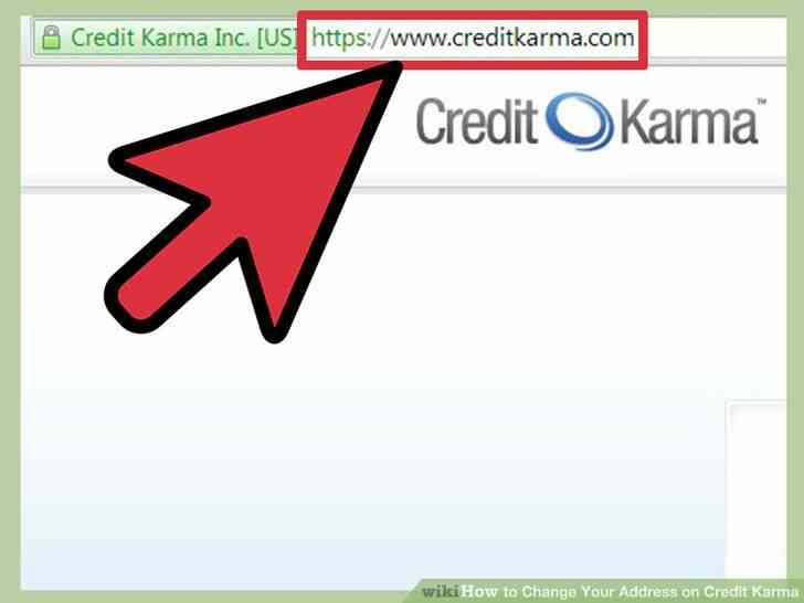 Image titulado Cambio de Dirección en el Crédito Karma Paso 2