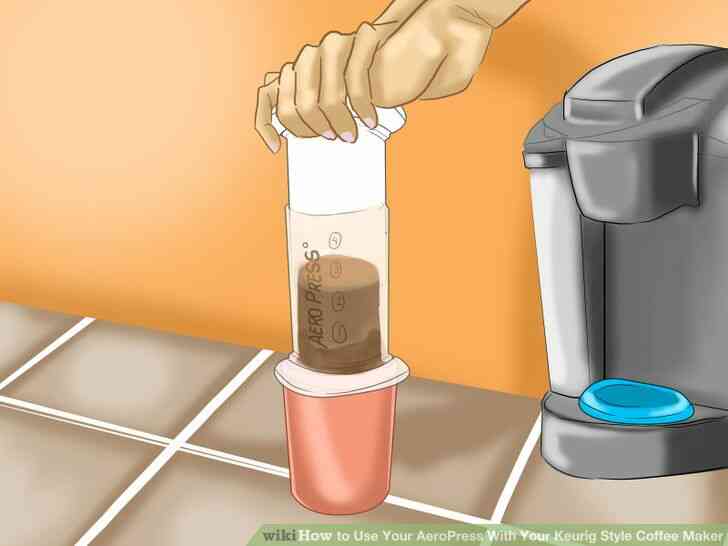Imagen titulada Utilizar Su AeroPress Con Su Keurig Estilo Cafetera Paso 5