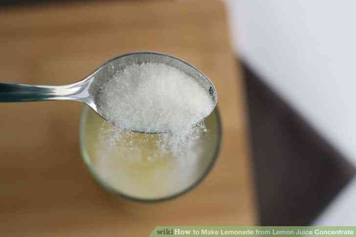 Cómo Hacer Limonada de Limón Concentrado de Jugo de