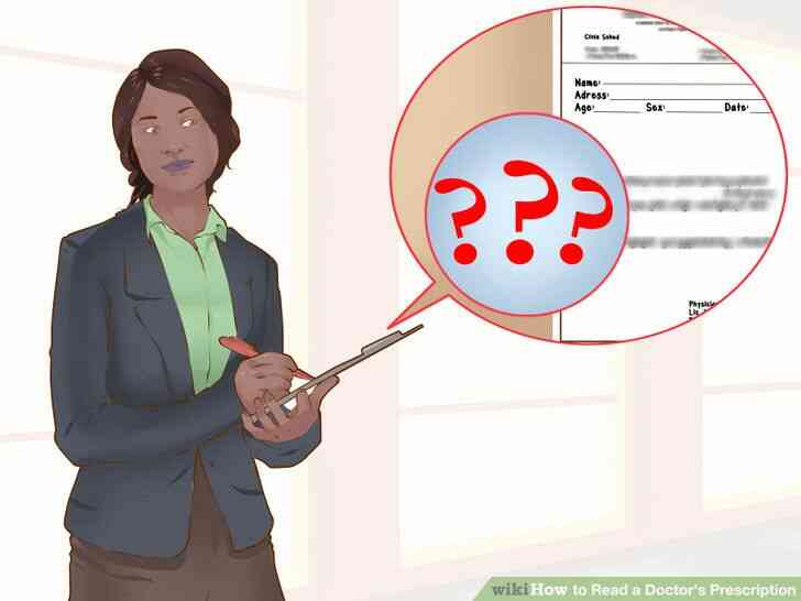 Imagen titulada Leer una Receta de un Médico de Step 7