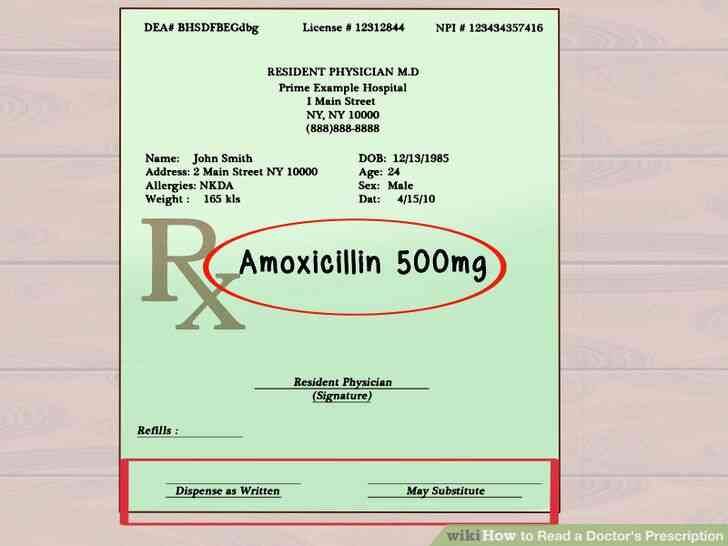 Imagen titulada Leer una Receta de un Médico Paso 2