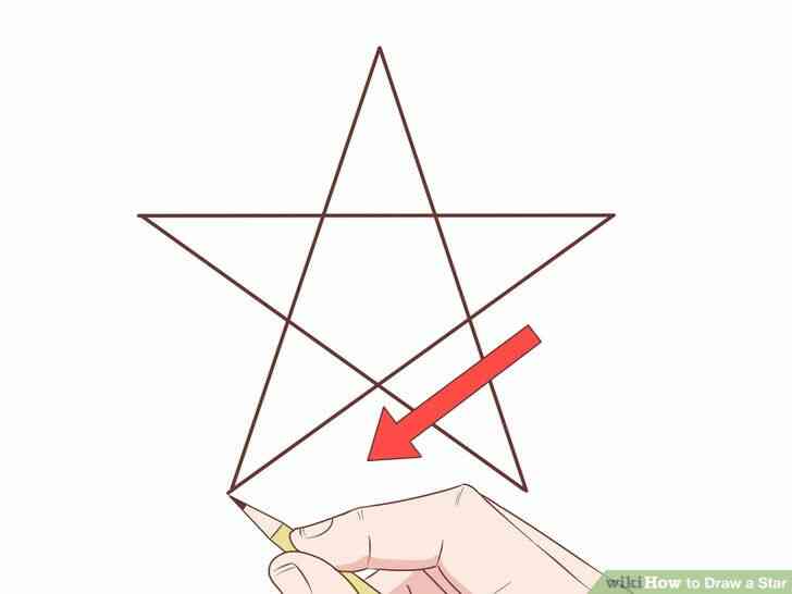 Imagen titulada Dibujar una Estrella Paso 4