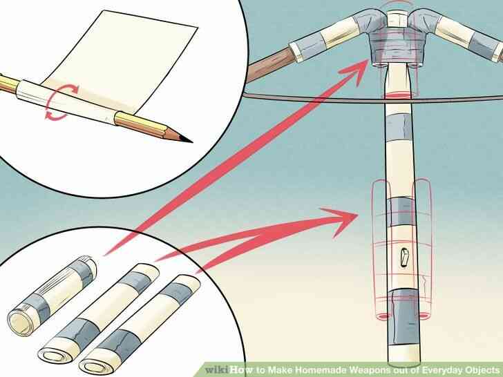 Imagen titulada Hacer Armas Caseras a partir de Objetos Cotidianos Paso 8