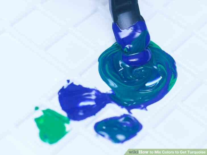 Imagen titulada Mezclar los Colores para Obtener Turquesa Paso 8