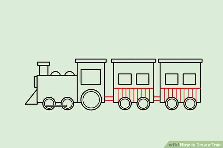 Imagen titulada Dibujar un Tren Paso 14