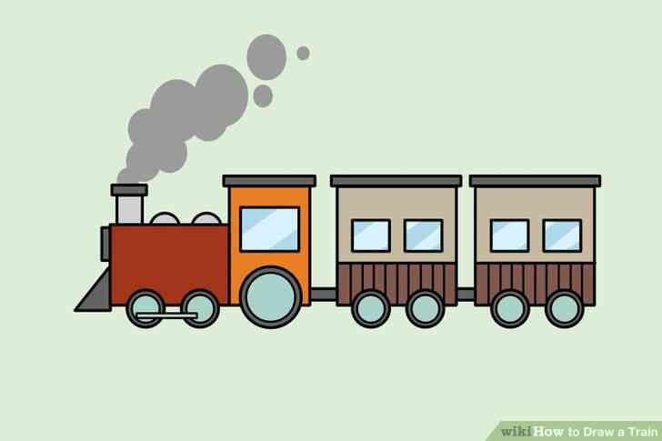 Imagen titulada Dibujar un Tren en el Paso 15