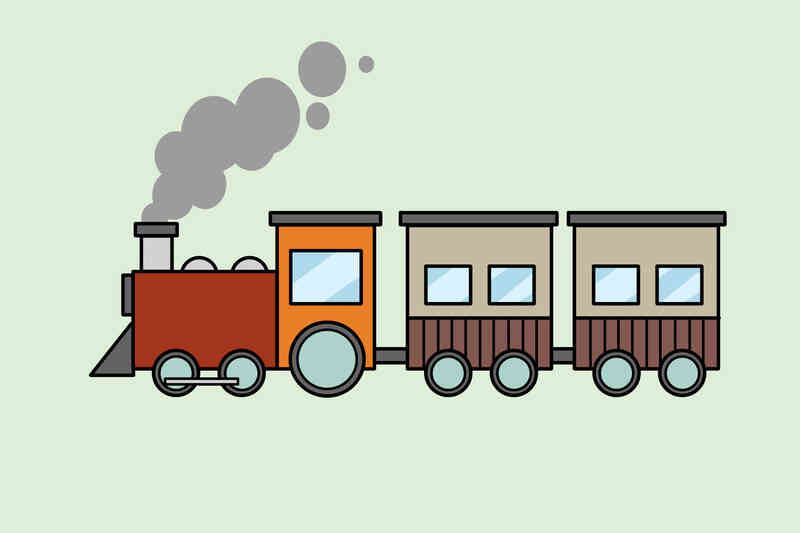 Cómo Dibujar un Tren