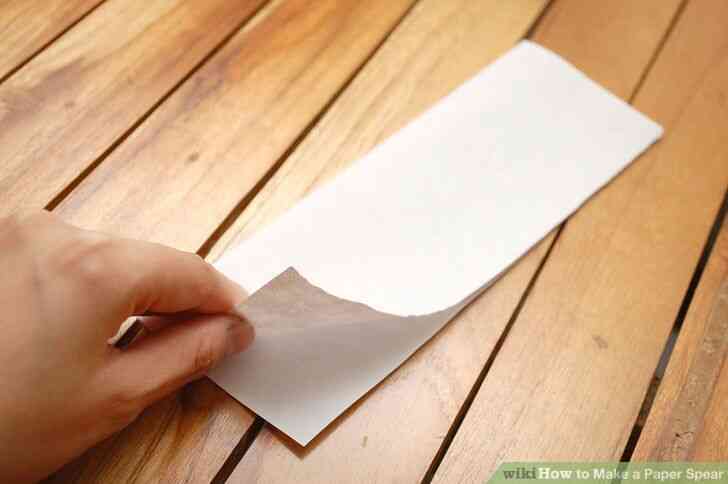 Imagen titulada Hacer un Papel de Lanza de Paso 4