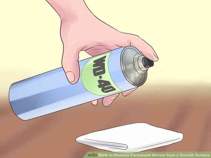 Cómo Quitar Marcador Permanente de la Superficie Lisa