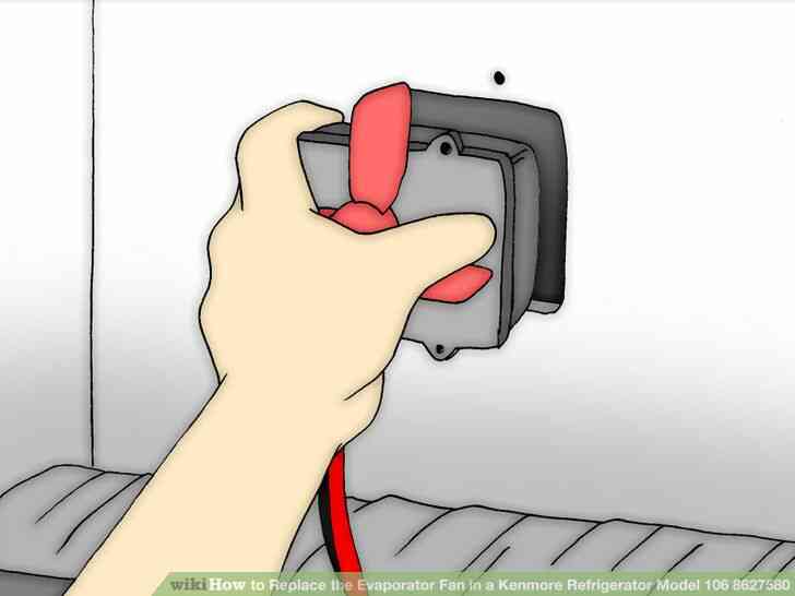 Imagen titulada Reemplazar el Ventilador del Evaporador en un Refrigerador Kenmore Modelo 106 8627580 Paso 9