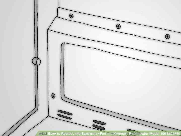 Imagen titulada Reemplazar el Ventilador del Evaporador en un Refrigerador Kenmore Modelo 106 8627580 Paso 2