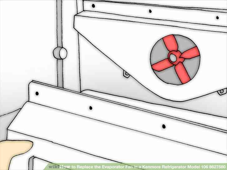 Imagen titulada Reemplazar el Ventilador del Evaporador en un Refrigerador Kenmore Modelo 106 8627580 Paso 4