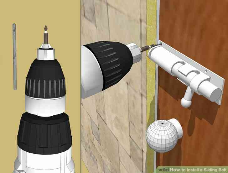Imagen titulada Nstall un Deslizamiento Perno Paso 5