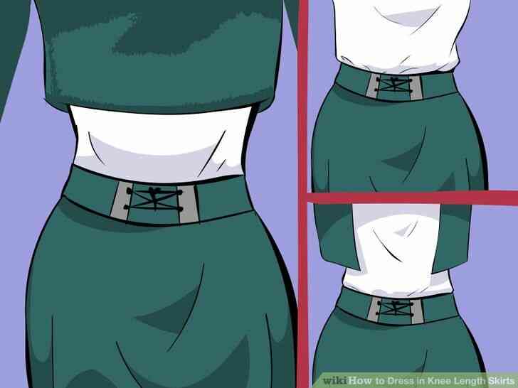 Imagen titulada Vestido de Longitud de la Rodilla, Faldas Paso 6