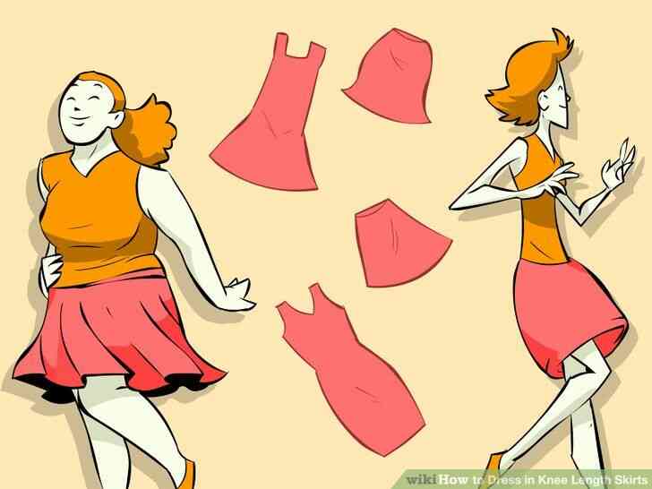 Imagen titulada Vestido de Longitud de la Rodilla, Faldas Paso 2