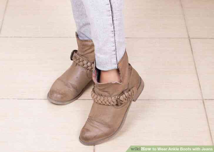 Imagen titulada Desgaste de Tobillo Botas con Jeans Paso 9