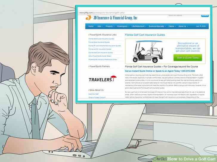 Imagen titulada Conducir un Carrito de Golf Paso 11